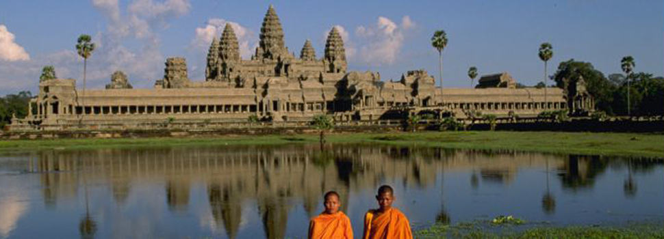 Front view of Angkor Wat