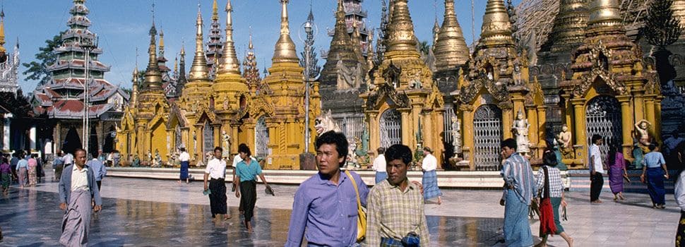 Shwedagon Pagoda Yangon Mayanmer