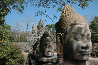 Entry to Bayon at Angkor Wat